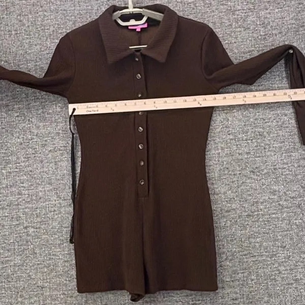 Edikted‎ Romber Medium Playsuit 90s 60s Mod or 90s Boho Revival Y2k Romper - Image 10