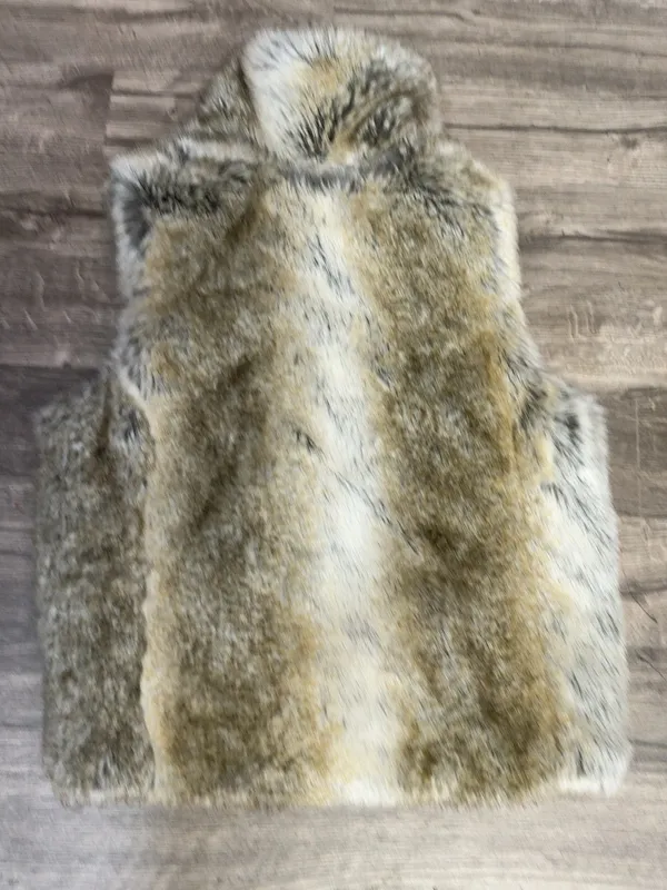 Weatherproof Reversible Faux Fur Vest Brown Beige Size M - Image 5