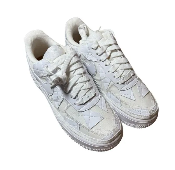 BRAND NEW Nike x Billie Eilish Air Force 1 Low Triple White Sneakers Size 6M/7.5 - Image 9