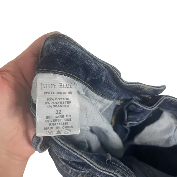 Judy Blue Women's Size 32 Medium Wash‎ Skinny Fit Jeans - Image 8
