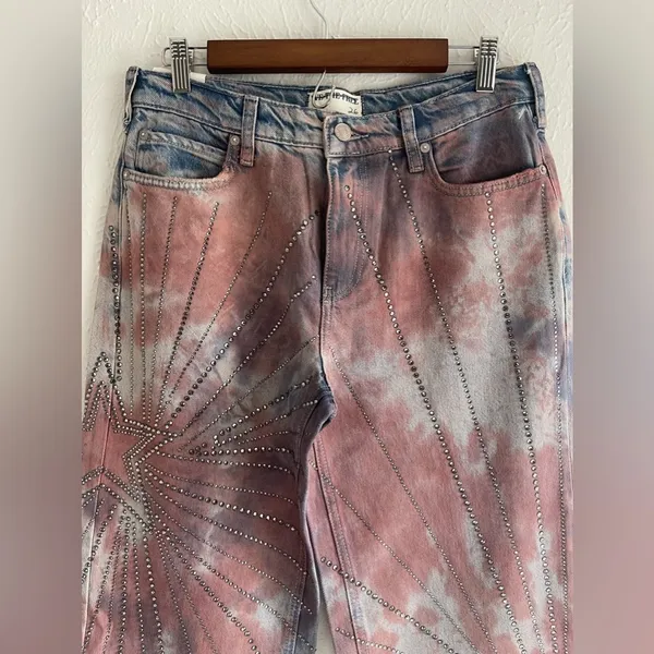 We The Free Free People Aurora Mid Rise Flare Size 26 ..Retail $248 - Image 13
