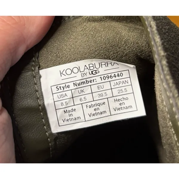 Koolaburra by UGG Sofia Suede Side Zip Ankle Booties 1096440 Womens Size 8.5 Gray - Image 5