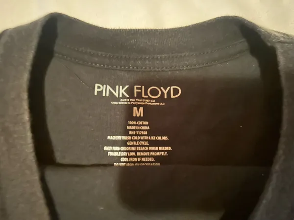 Black Pink Floyd Long Sleeve Shirt - Image 2