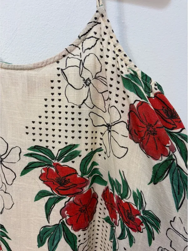 VRG GRL Floral Mini dress with pockets size 8 - Image 3