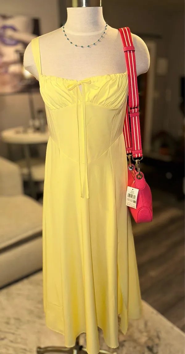 Saints + Secrets Yellow Spring Maxi Dress - Image 2