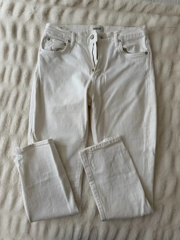 Agolde White Jeans - Image 7