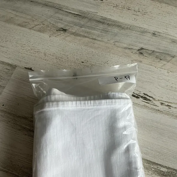 NWT Madewell Kick‎ Out Crop Jeans White Stretch Denim Jeans NI961 - Image 14
