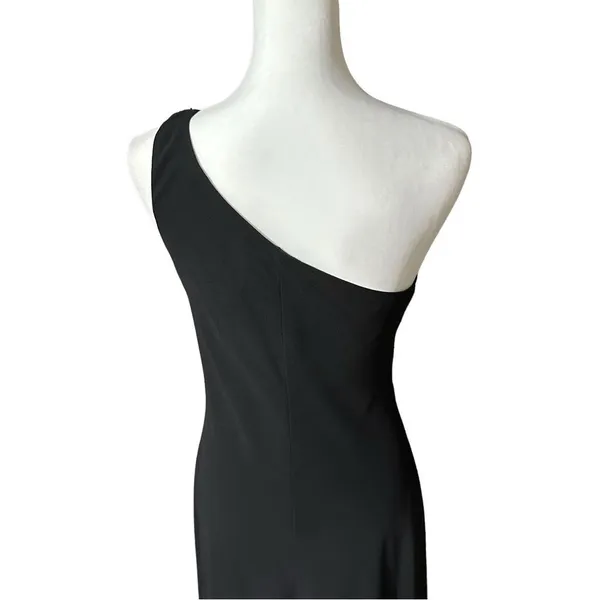 Escada One Shoulder Long Embellished Evening / Event Formal Dress Sz Small - Image 9