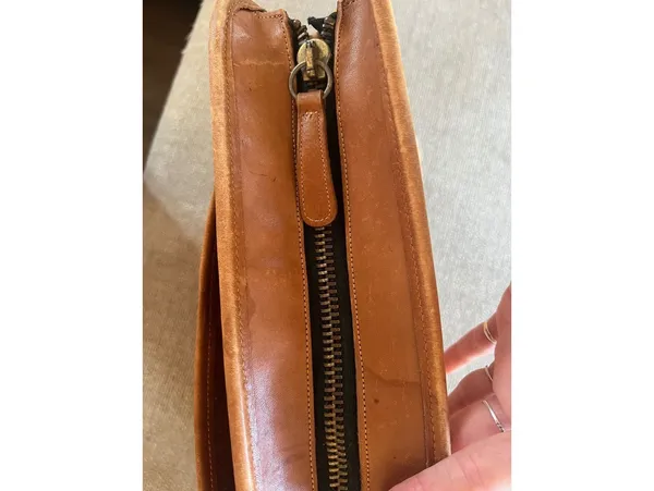 Vintage Coach Embassy Leather Messenger Bag - Image 5