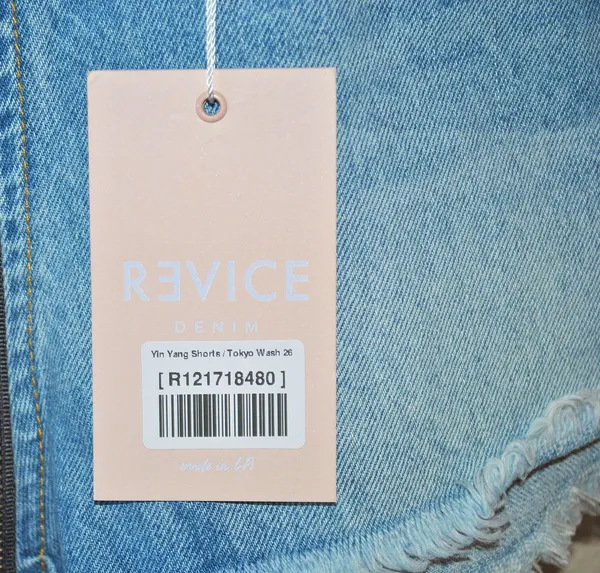 Revice Denim Yin Yang Crop Shorts Tokyo Wash - Image 6