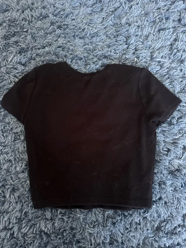 Garage Black Baby Tee - Image 2