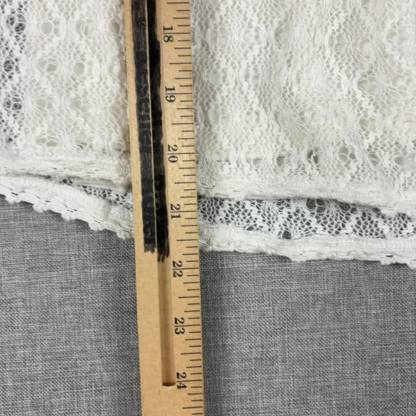 Akemi + Kin Tank Top Womens‎ S White Scoop Neck Lace Anthropologie Lined Boho - Image 9