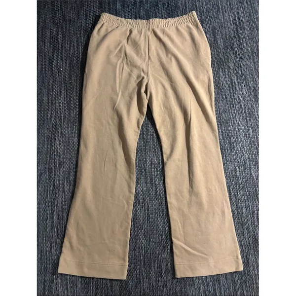 Nuuds High Rise Wide Leg Sweatpants Tall 32” Soft Comfortable Tan - Image 2