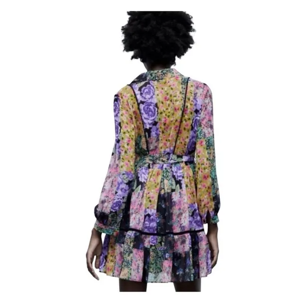 Zara Amelie floral dress size Medium - Image 2