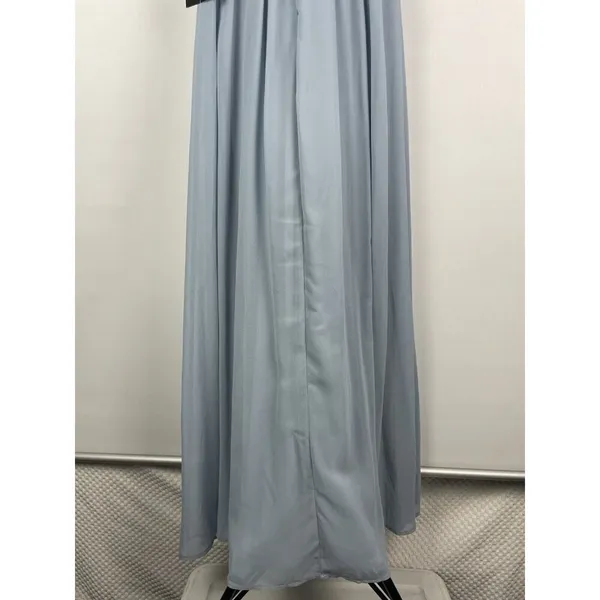 Lulu’s Light Blue Air of Romance Halter Neckline Maxi‎ Flowy Dress Size XS - Image 10