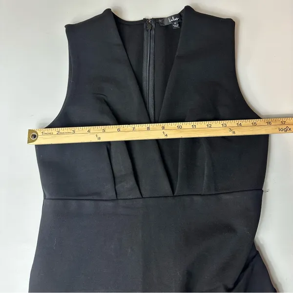 Lulus Cocktail Hour Classic Black Sleeveless Tulip Mini Dress Size Medium NWOT - Image 11