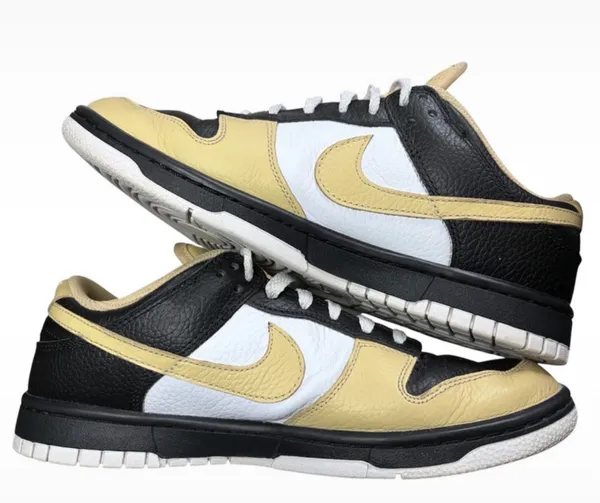 🌟 Custom Nike Dunk Low Unlocked "By You" Gold Hardware Women 10 | Men 8 - Image 4