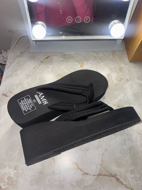 platform flip flops Black Size 8 - Image 3