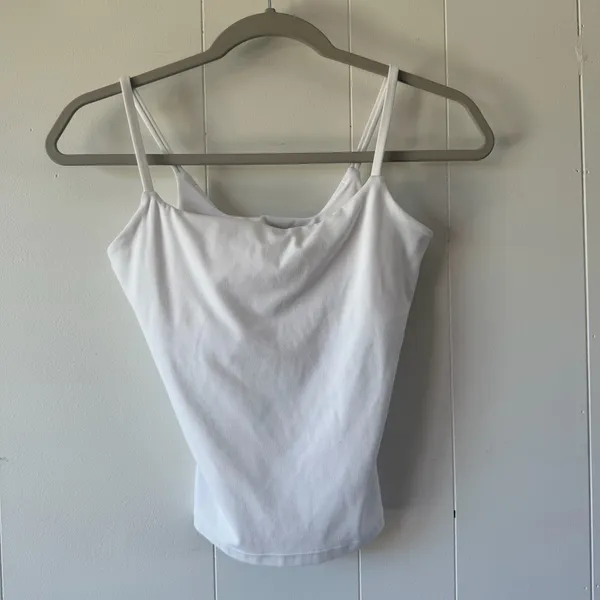 Oner Active SoftMotion Strappy Tank Built-In Bra White Size S - Image 3