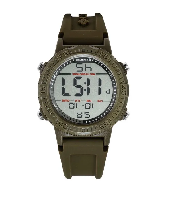 Columbia Peak Patrol Quartz Digital Dial Olive Green Strap Men's Watch CSS14-002 - Image 4