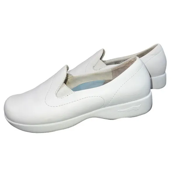 Dansko Women's Slip-On Work Shoes White Size 10.5 Nursing‎ Comfort Loafers - Image 2