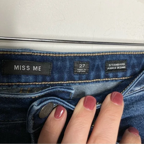 Miss‎ Me Standard ankle skinny jeans size 27 - Image 3