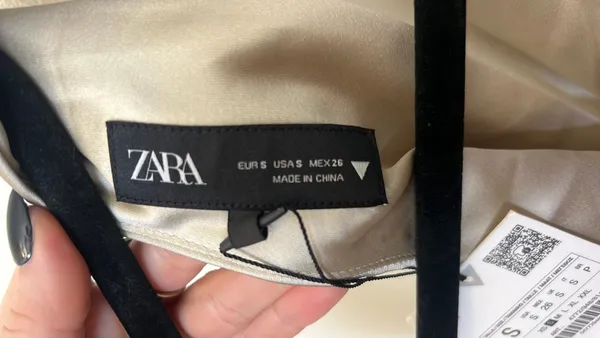 Zara gold backless halter cowl neck top - Image 4