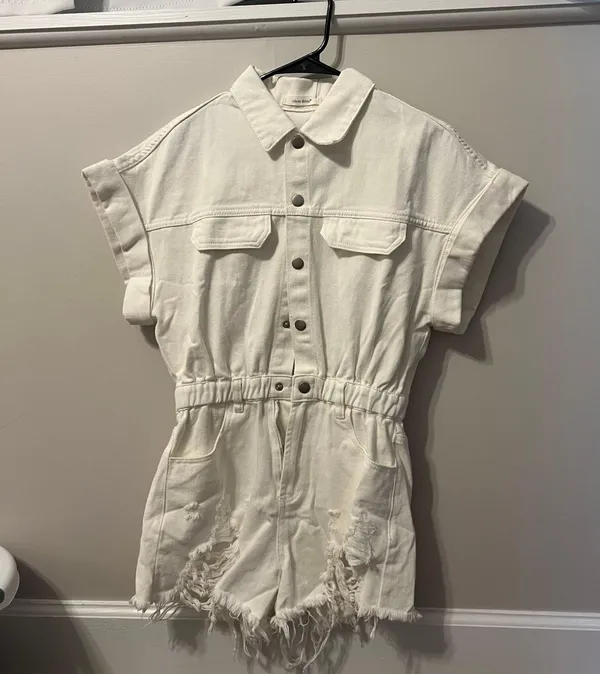 Lane 201 Denim Romper - Image 2