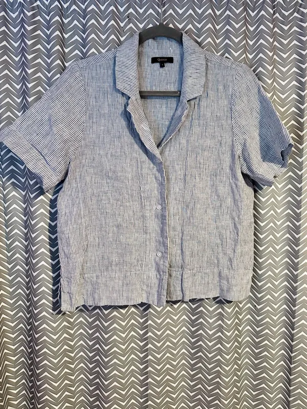 Quince | 100% European Linen Short Sleeve Shirt, Small - Image 4