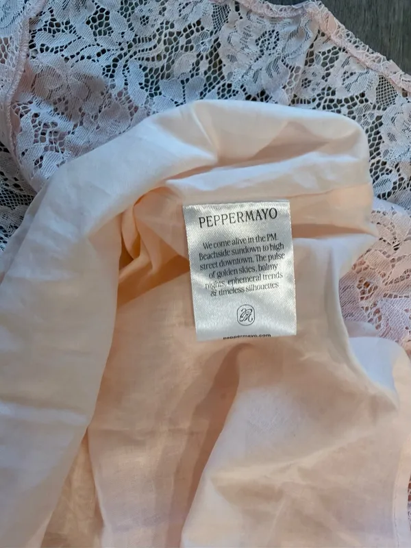NWT Peppermayo Promenade Mini Dress in Pink, Size 6 - Image 5