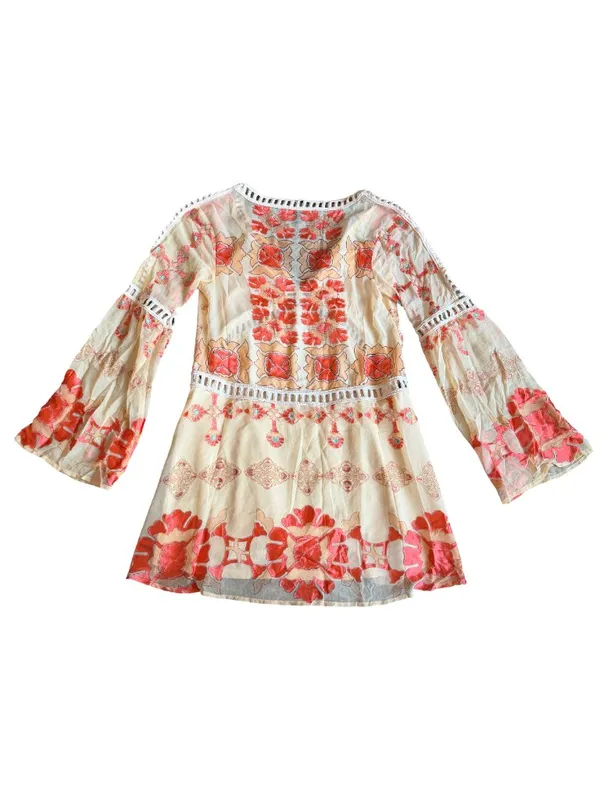 For Love And Lemons Barcelona Mini Dress Embroidered Rare Boho Size XS Women's - Image 9