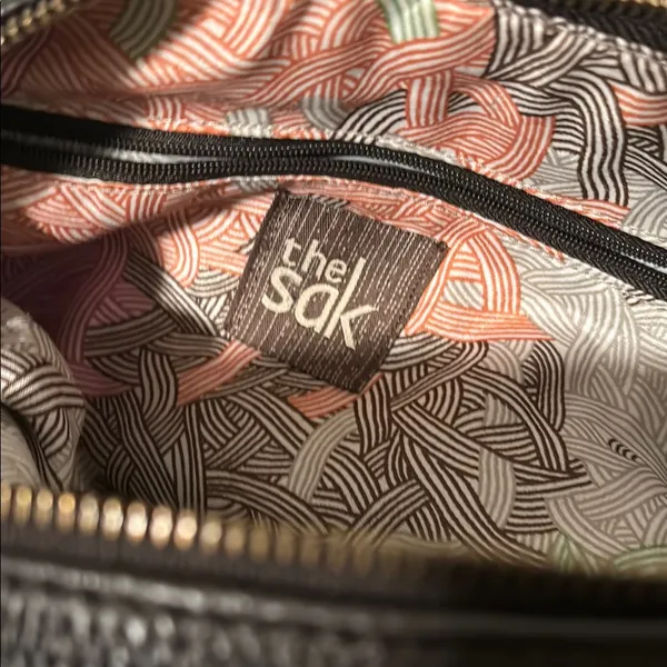 The Sak Brown Leather shoulder Bag - Image 3