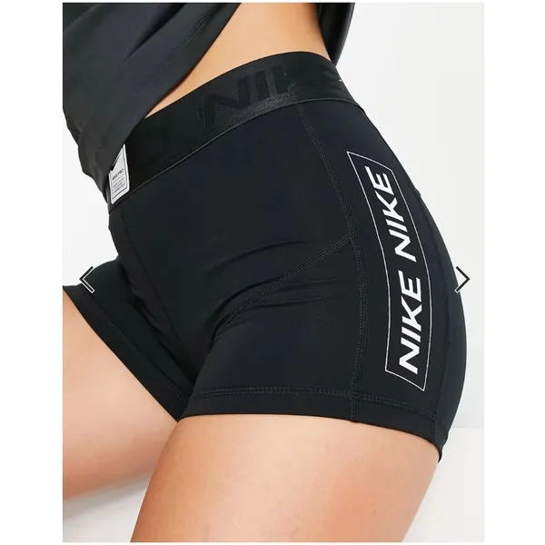 Nike Pro Black Training GRX 3-inch Biker Shorts Medium - Image 3