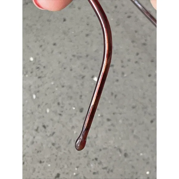 Paradox MOD 598 Eyeglasses FRAMES ONLY Easyclip 48-19-140 10 full rim Bronze - Image 10