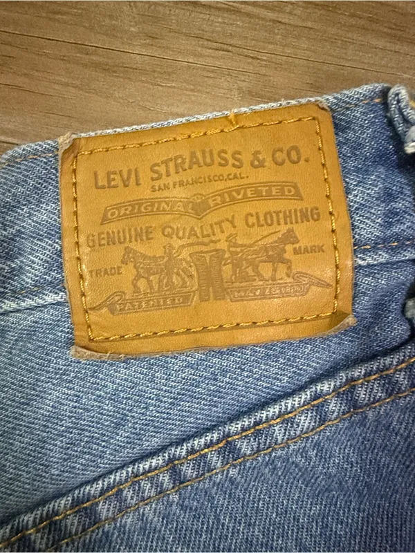 Levi’s Premium Ribcage Wide Leg Jeans Not The Same W25 L32 Big E - Image 7