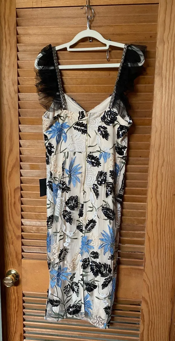 Lulus Medium Sexy Sequin Dress - Embroidered Mini Dress - Beaded Bodycon Dress - Image 4