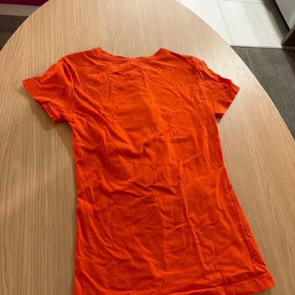Illinois Fighting Illini T Shirt Women's XS Xtra Small Orange Nike Short Sleeve - Image 3