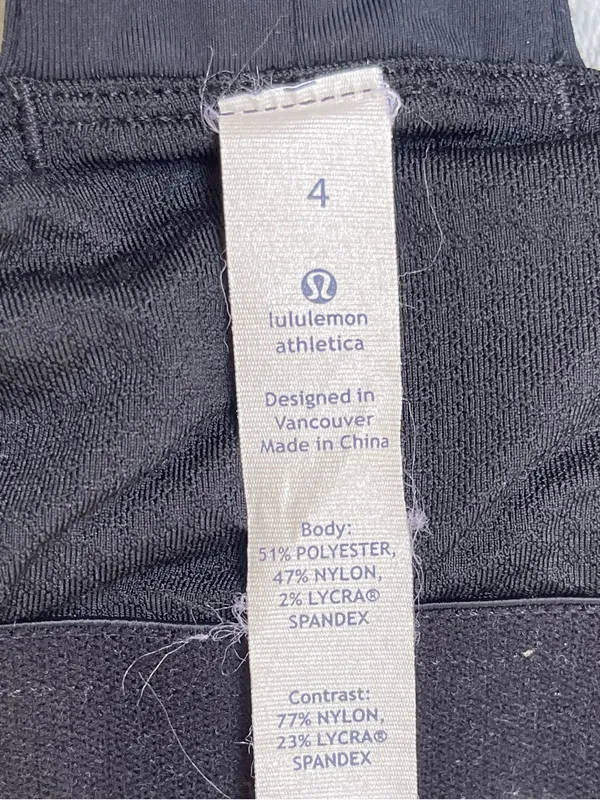 Lululemon tank bra top Heathered grey/black activewear loungewear gym yoga 4 - Image 5
