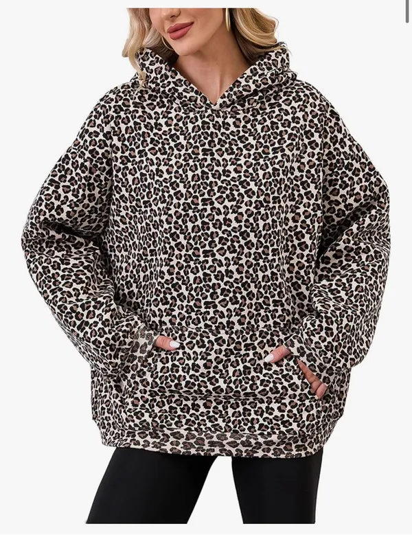 Amazon Cheetah print hoodie - Image 3