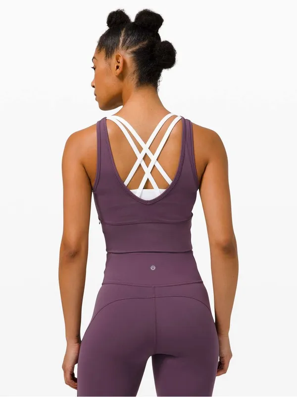 NWOT Lululemon Power Pivot Tank *Everlux in Grape Thistle Size 8 - Image 2
