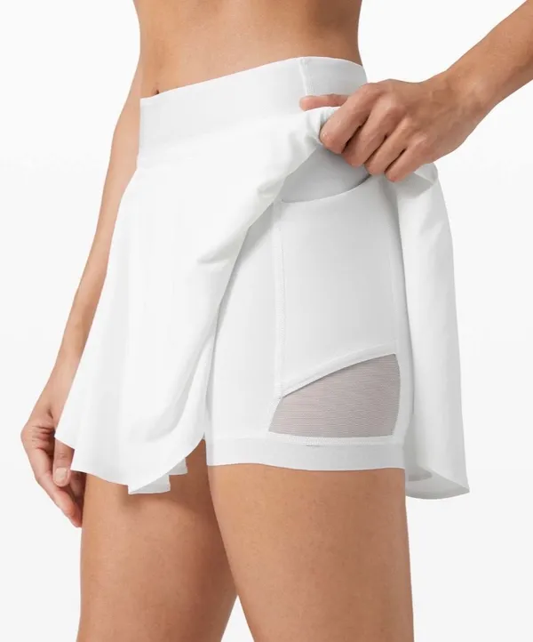 Lululemon Court Rival High Rise Skirt White 4 - Image 8