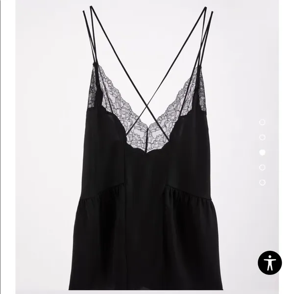 Zara‎ SILK LACE TOP - Image 5