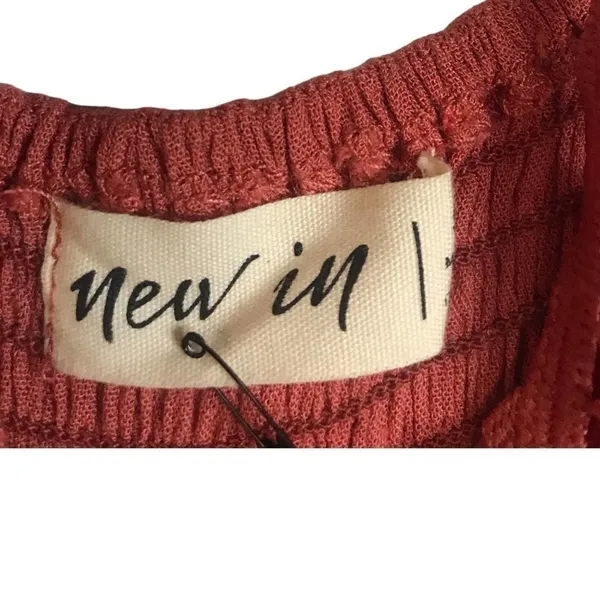 Brand New In Bohemian Burnt Orange Skater Dress Size S - Image 8