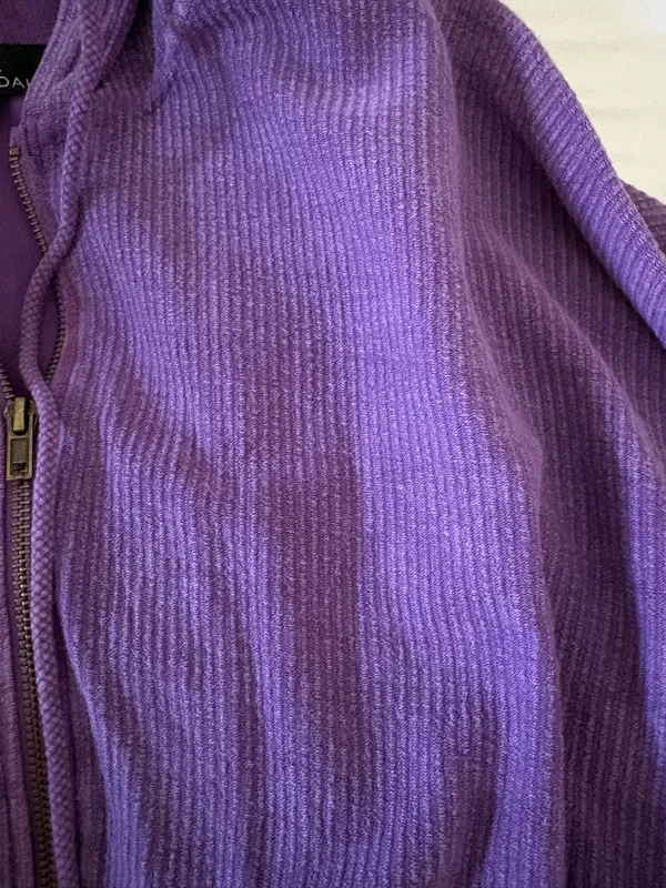 purple zip up Size M - Image 2