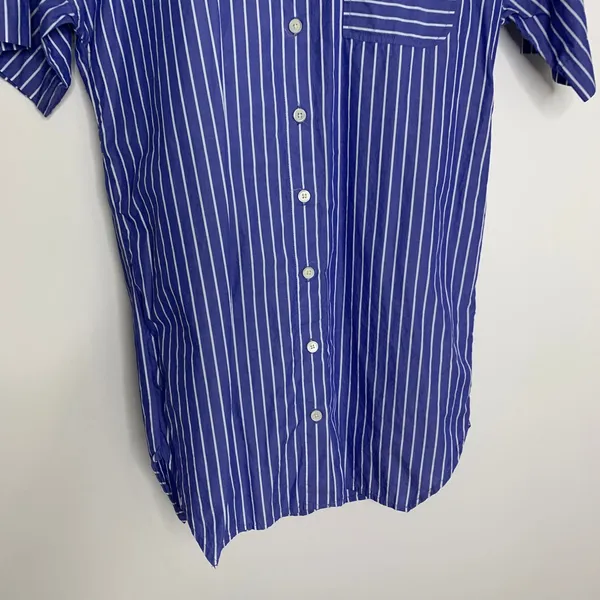 ALEX MILL Kristen Shirtdress in Stripe Mini Button Down XS - Image 10