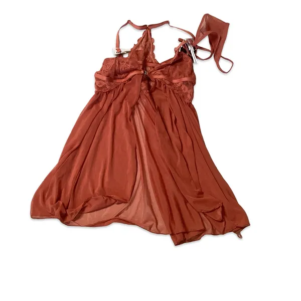 French Affair Lace Babydoll & G-String Set - Image 4