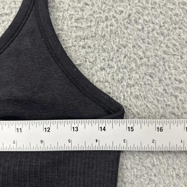 Lululemon Ebb To Street Tank Top Black Athletic Athleisure Women's 8 - Image 6