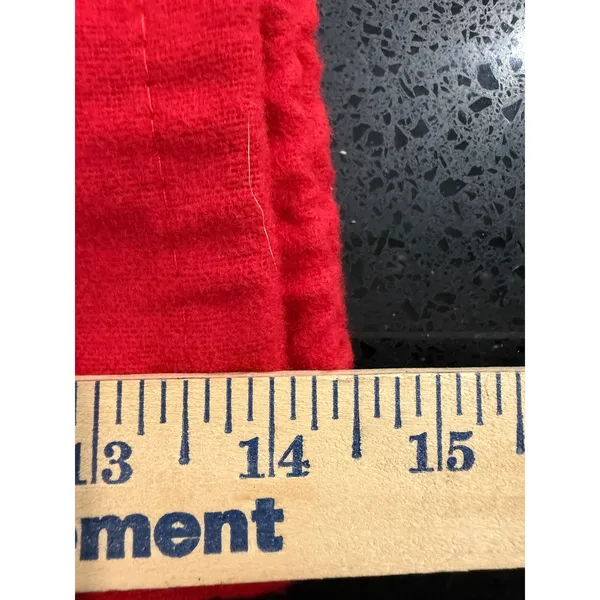 Christian Louboutin Red Flannel Dust Bags Set of 3 Large & Mini Pouch Paris Logo - Image 5
