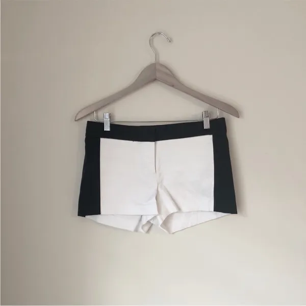 J.Crew black white tuxedo cotton shorts 2 - Image 3