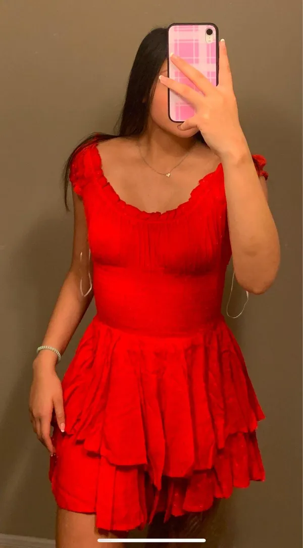 Princess Polly The Love Galore Romper red - Image 2